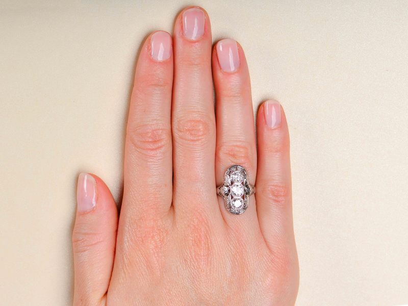
                      
                        Illumination - Art Deco Diamond Ring
                      
                    