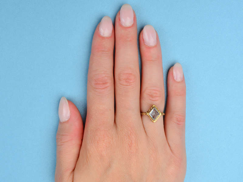 
                      
                        Renaissance Rise - Aquamarine Filigree Ring
                      
                    