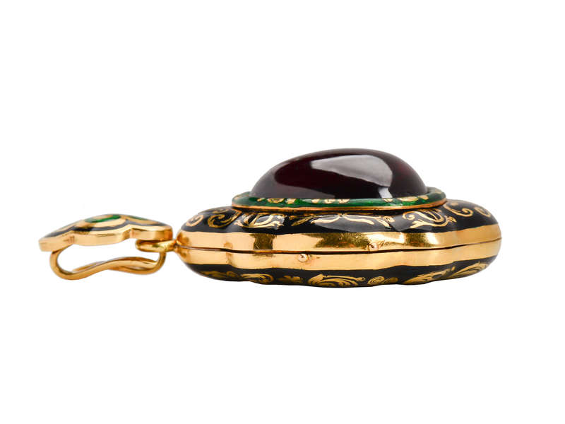 
                      
                        Victorian Garnet Enamel Locket of Sept 21
                      
                    