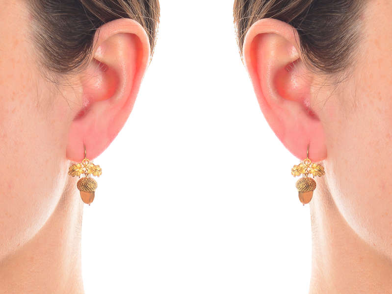 
                      
                        Antique Gold Acorn & Oak Leaf Earrings
                      
                    