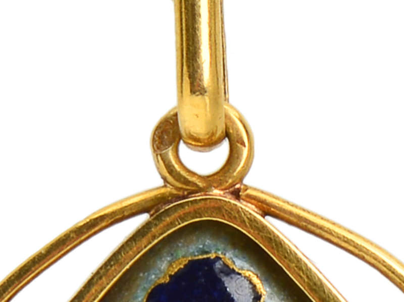 
                      
                        Rare Jeanne Soubourou Limoges Enamel Moth Pendant
                      
                    