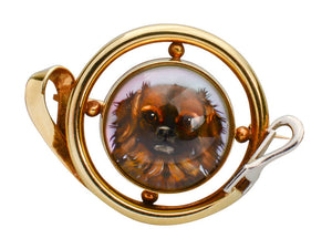 Art Deco Pekingese Dog Essex Crystal of 1929