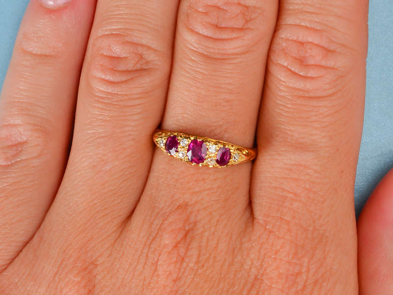 
                      
                        1908 - A Very Good Year for a Ruby Diamond Ring
                      
                    