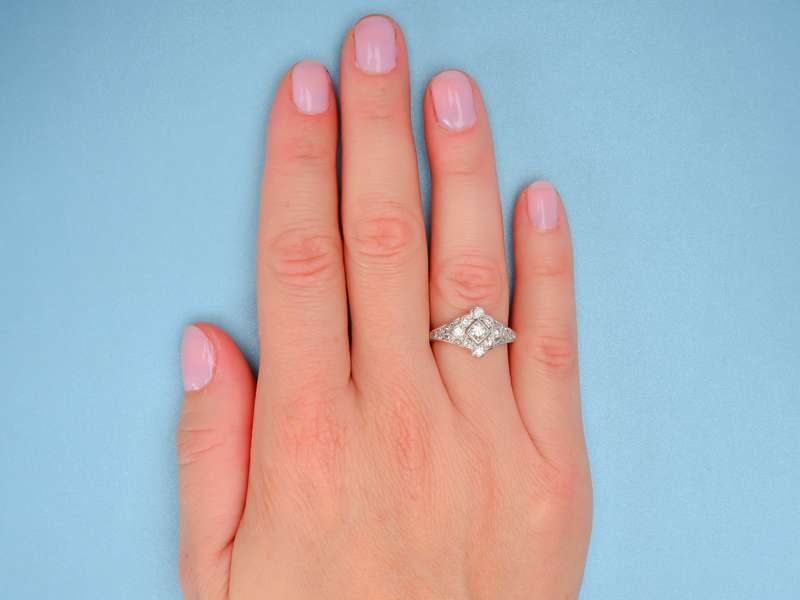 
                      
                        Rapture - Diamond Art Deco Engagement Ring
                      
                    