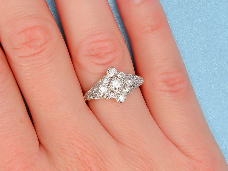 
                      
                        Rapture - Diamond Art Deco Engagement Ring
                      
                    