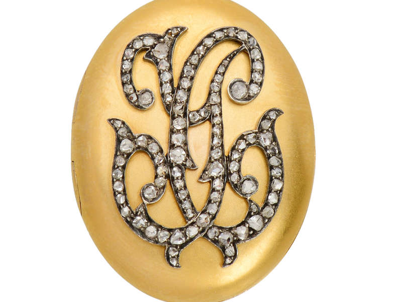 
                      
                        Monogram Me - Diamond Gold Initial Locket
                      
                    