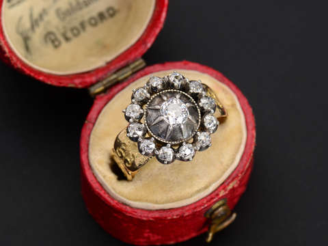 
                      
                        Georgian Era Diamond Starburst Ring
                      
                    