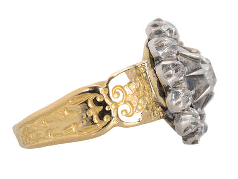 
                      
                        Georgian Era Diamond Starburst Ring
                      
                    