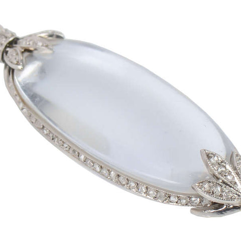 Age of Elegance - Edwardian Rock Crystal Diamond Necklace