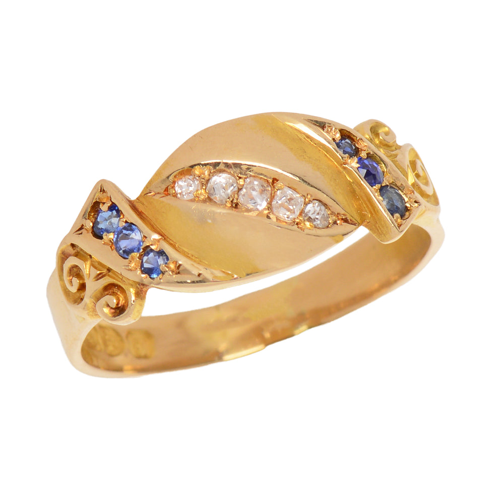Momentum - 1905 Antique Sapphire Diamond Ring
