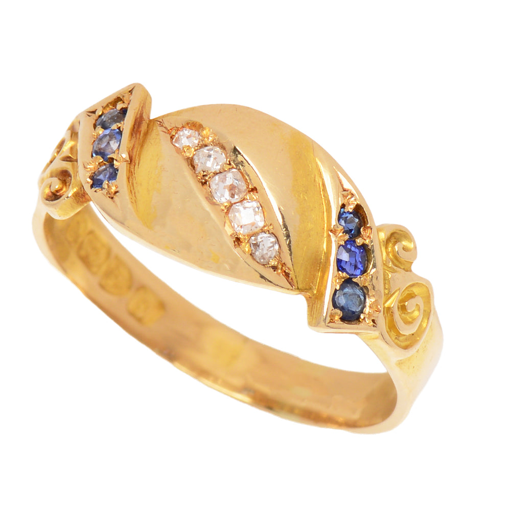 
                      
                        Momentum - 1905 Antique Sapphire Diamond Ring
                      
                    