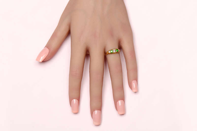 
                      
                        Demantoid Garnet Diamond Ring From 1898
                      
                    