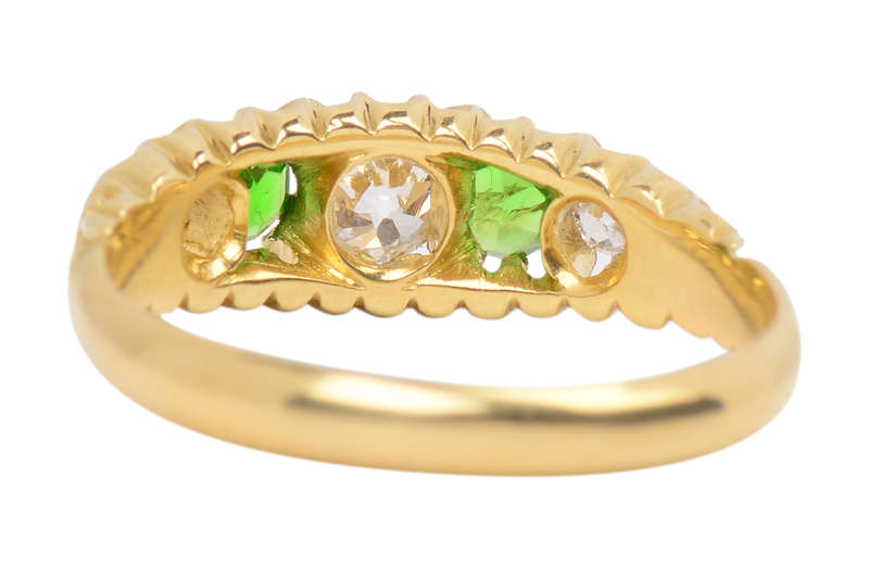 
                      
                        Demantoid Garnet Diamond Ring From 1898
                      
                    
