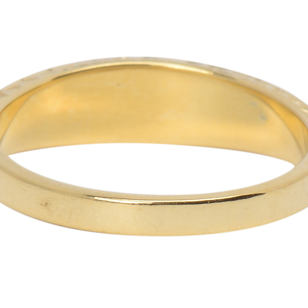 
                      
                        Natural Saltwater Five Pearl 18k Gold Ring
                      
                    