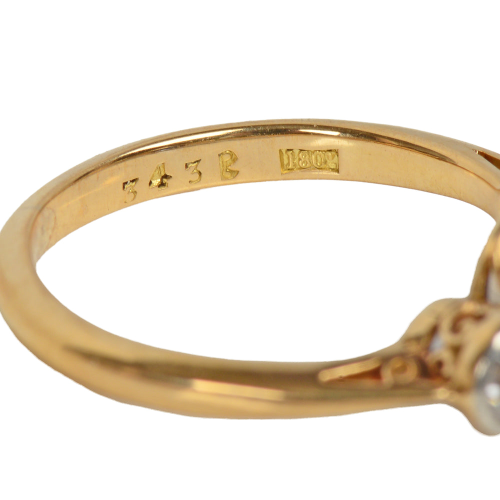 
                      
                        Art Deco Bezel Set Fine Sapphire & Diamond Ring
                      
                    