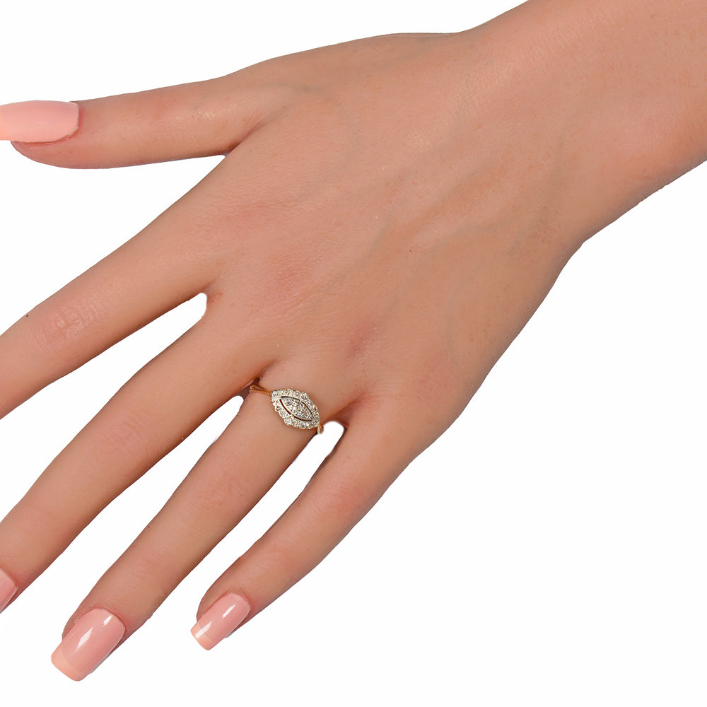 
                      
                        Antique 18k Gold Diamond Engagement Ring c. 1900
                      
                    