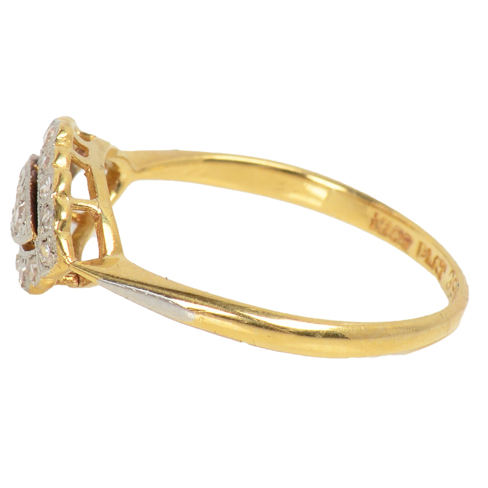 
                      
                        Antique 18k Gold Diamond Engagement Ring c. 1900
                      
                    