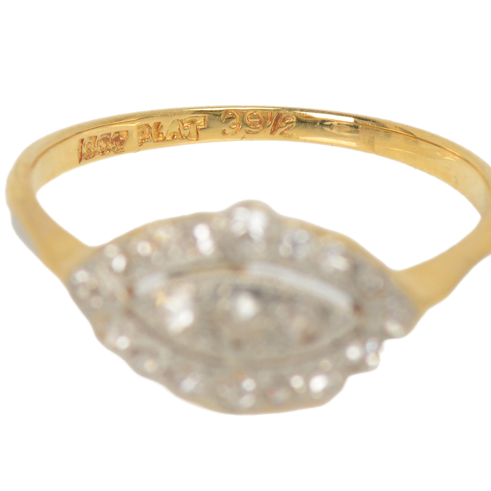 
                      
                        Antique 18k Gold Diamond Engagement Ring c. 1900
                      
                    