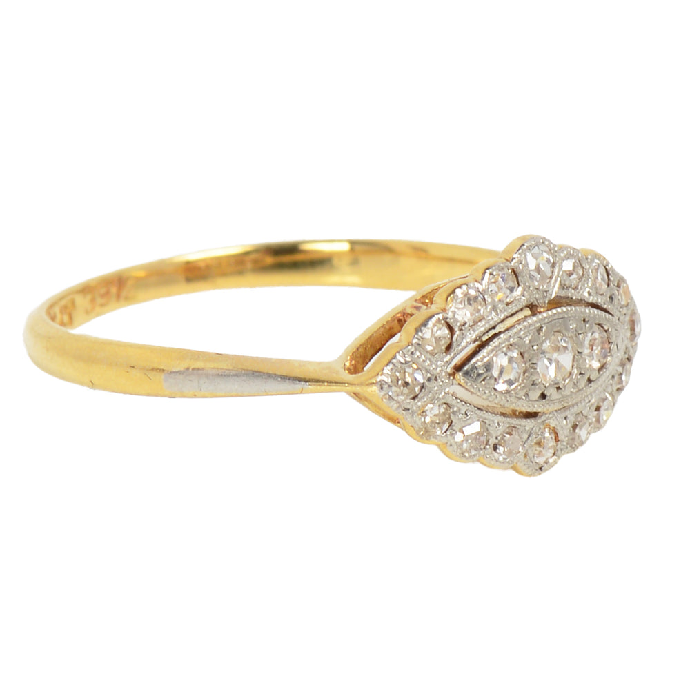 
                      
                        Antique 18k Gold Diamond Engagement Ring c. 1900
                      
                    
