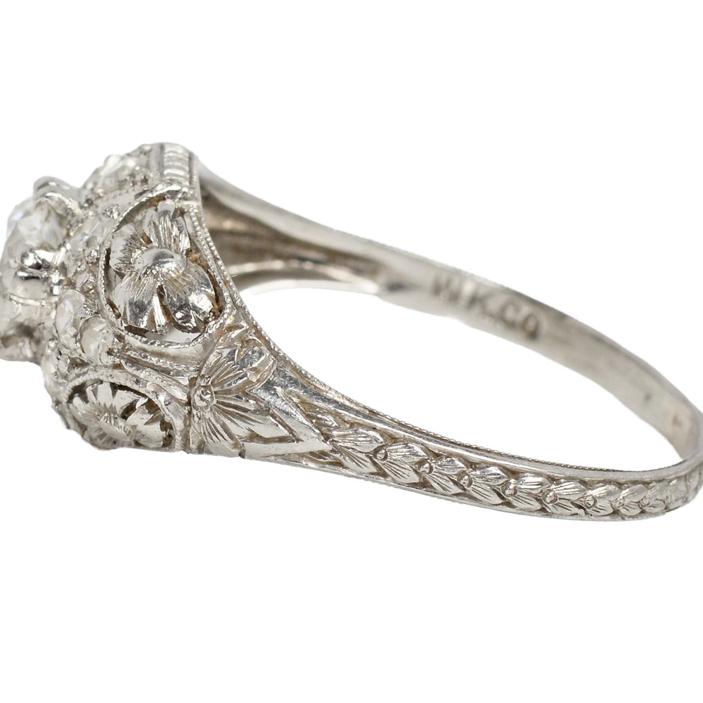 
                      
                        Kinscherf Diamond Platinum Art Deco Ring
                      
                    