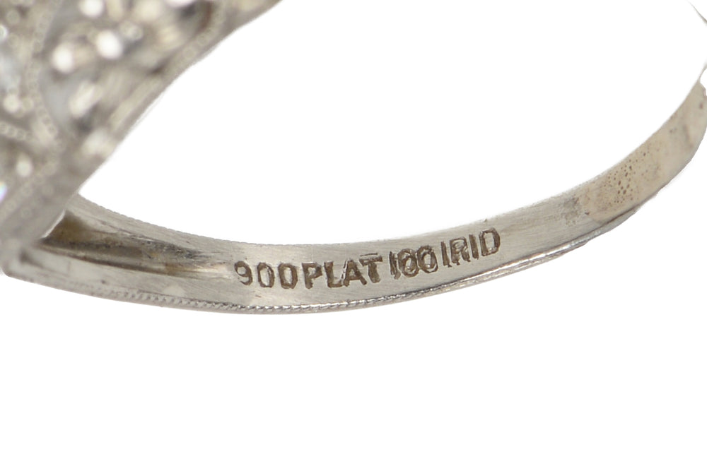 
                      
                        Kinscherf Diamond Platinum Art Deco Ring
                      
                    