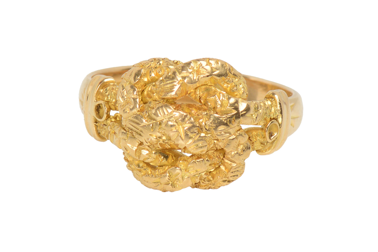 Knot to be Missed - Antique 18k Gold Ring from 1903