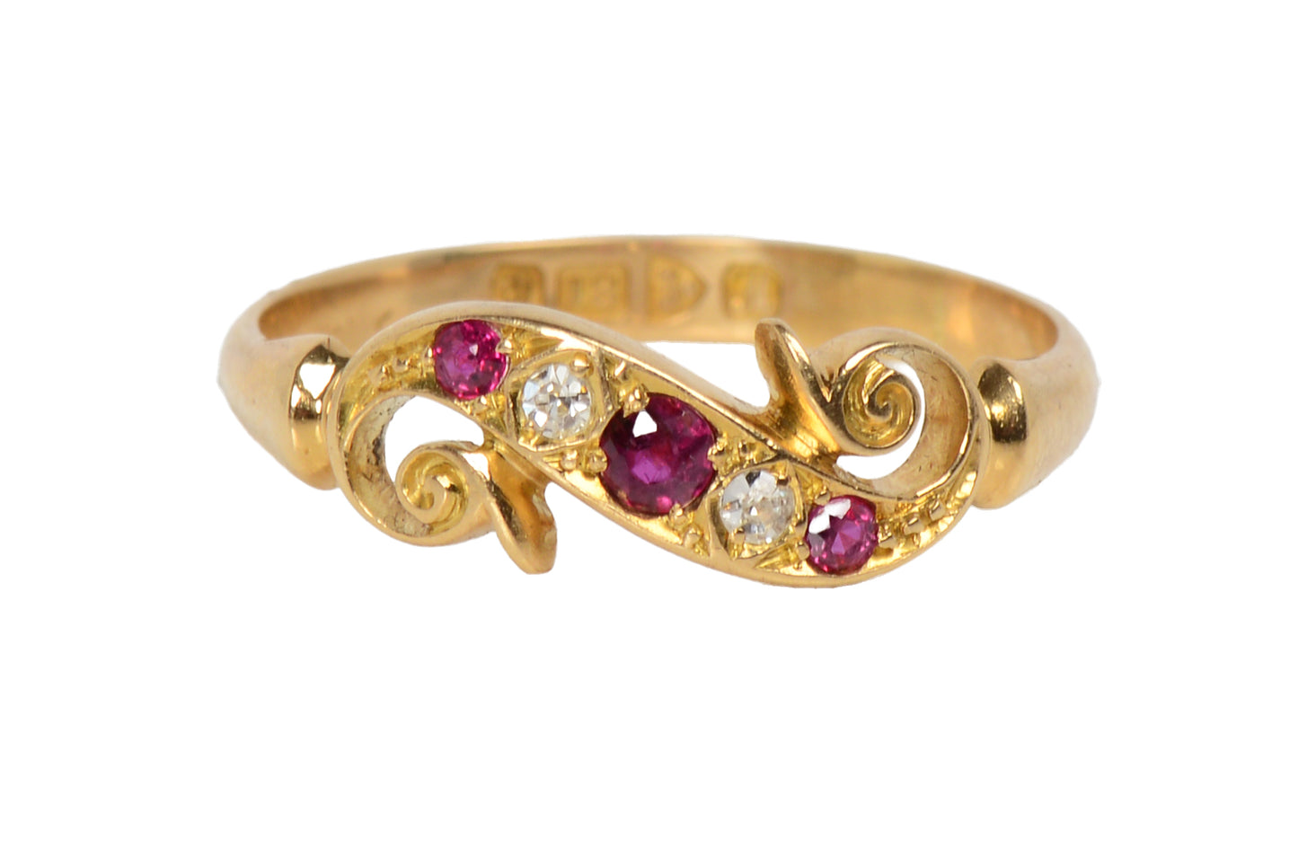 A Ruby Diamond Ring From 1912