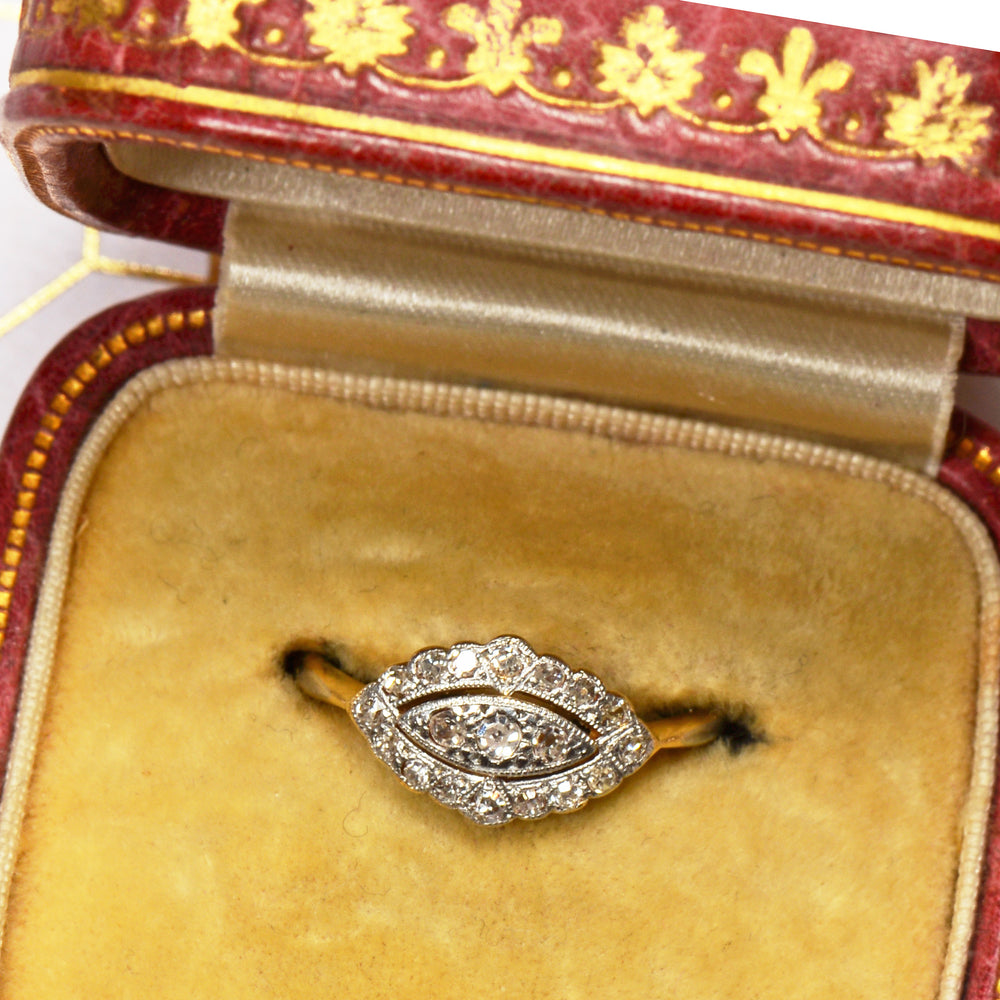 
                      
                        Antique 18k Gold Diamond Engagement Ring c. 1900
                      
                    