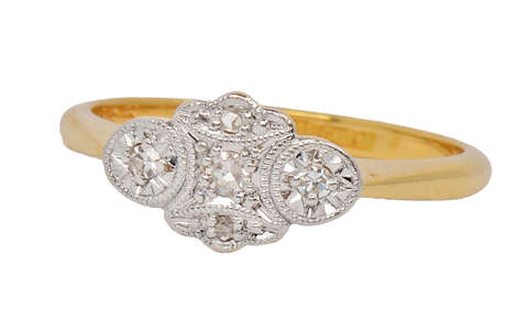Engagement Exceptional - Low Profile Antique Ring