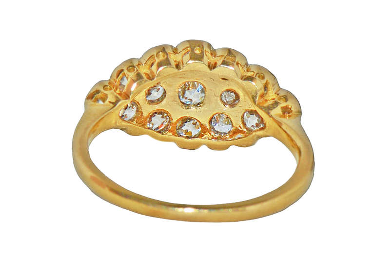 Spectral - Antique Diamond East West Ring
