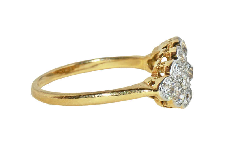 Spectral - Antique Diamond East West Ring