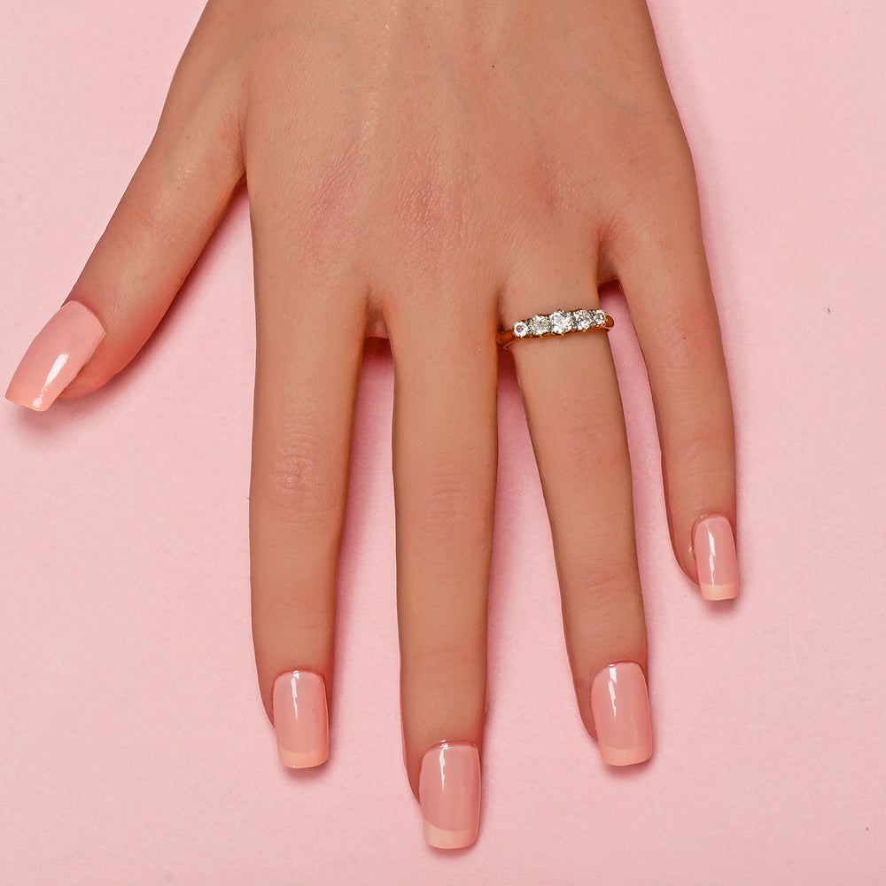 
                      
                        Five Old European Brilliant Cut Diamond Ring
                      
                    