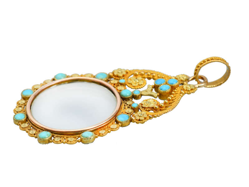 Eye for Drama - Georgian Gold Gem Quizzing Glass