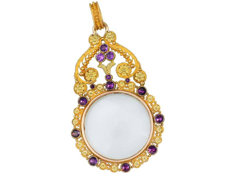 Eye for Drama - Georgian Gold Gem Quizzing Glass