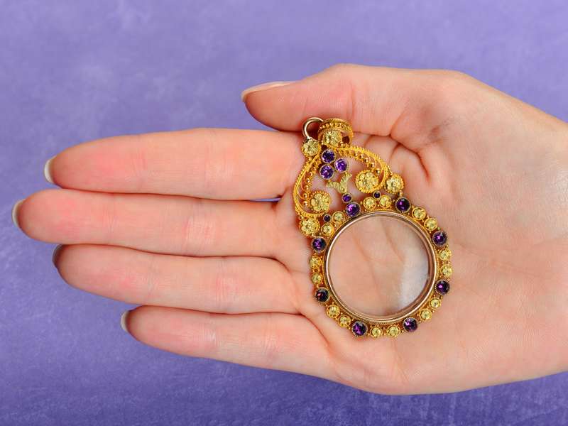 Eye for Drama - Georgian Gold Gem Quizzing Glass