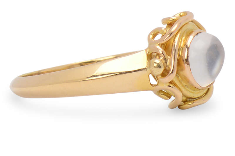 
                      
                        Victorian Serene - Moonstone Solitaire Ring
                      
                    