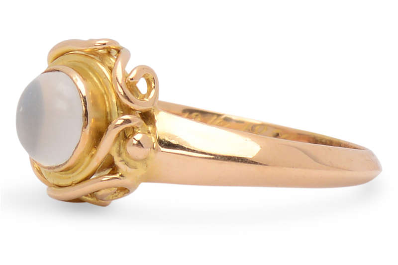 
                      
                        Victorian Serene - Moonstone Solitaire Ring
                      
                    