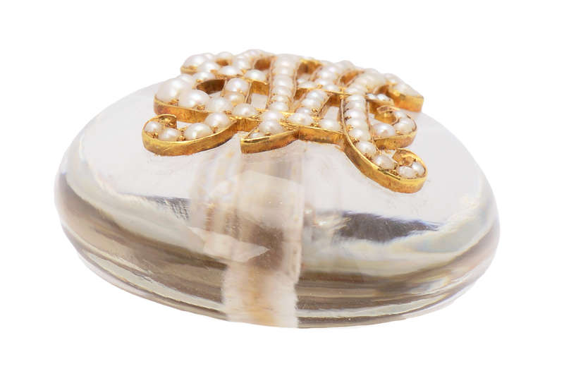 Celebrate Me - Meaningful Pearl Rock Crystal Pendant