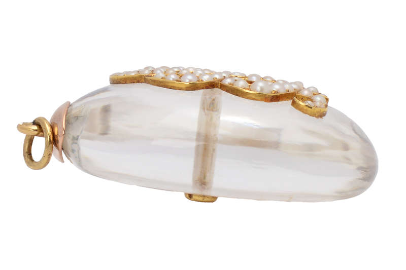 Celebrate Me - Meaningful Pearl Rock Crystal Pendant