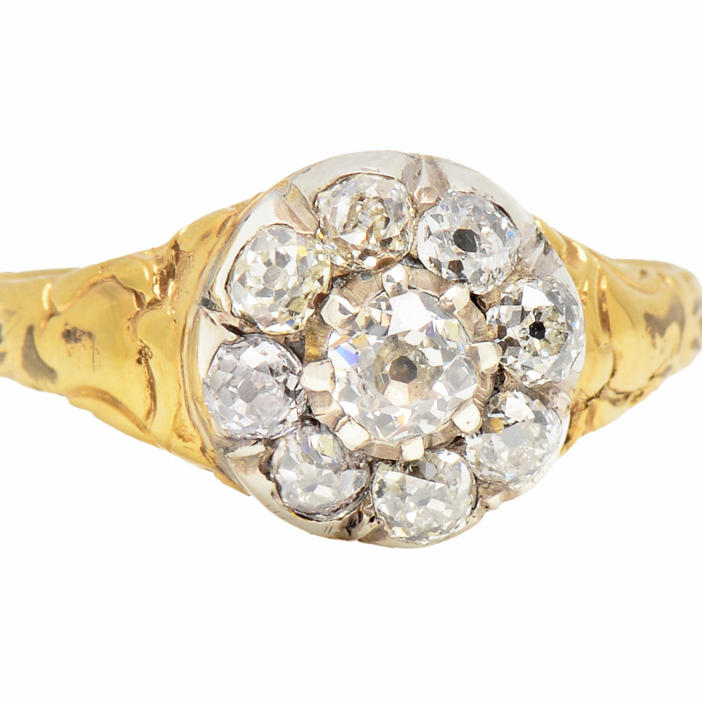 Razzmatazz Victorian Old Mine Cut Diamond Ring