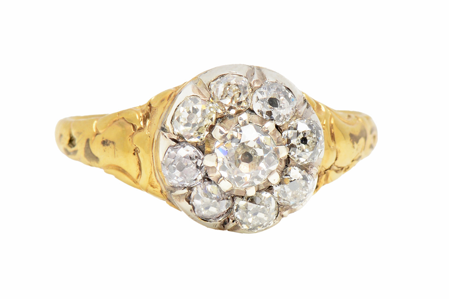 Razzmatazz Victorian Old Mine Cut Diamond Ring