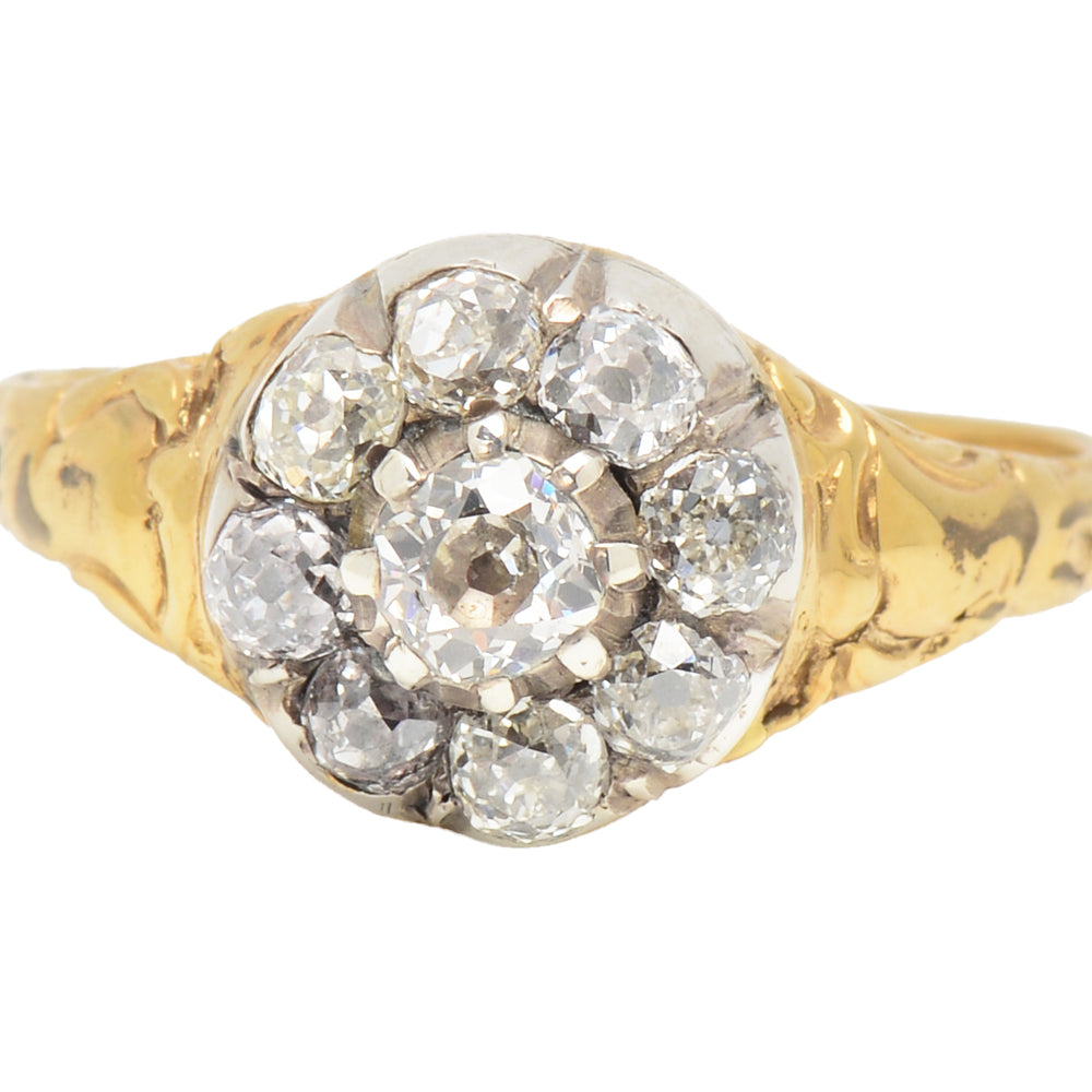 Razzmatazz Victorian Old Mine Cut Diamond Ring