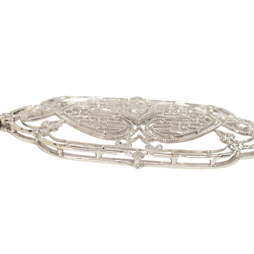 
                      
                        Tracery - Art Deco Filigree Diamond Pendant
                      
                    