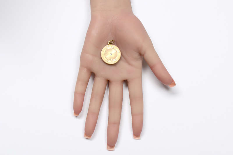 Edwardian Round Gold & Diamond Locket