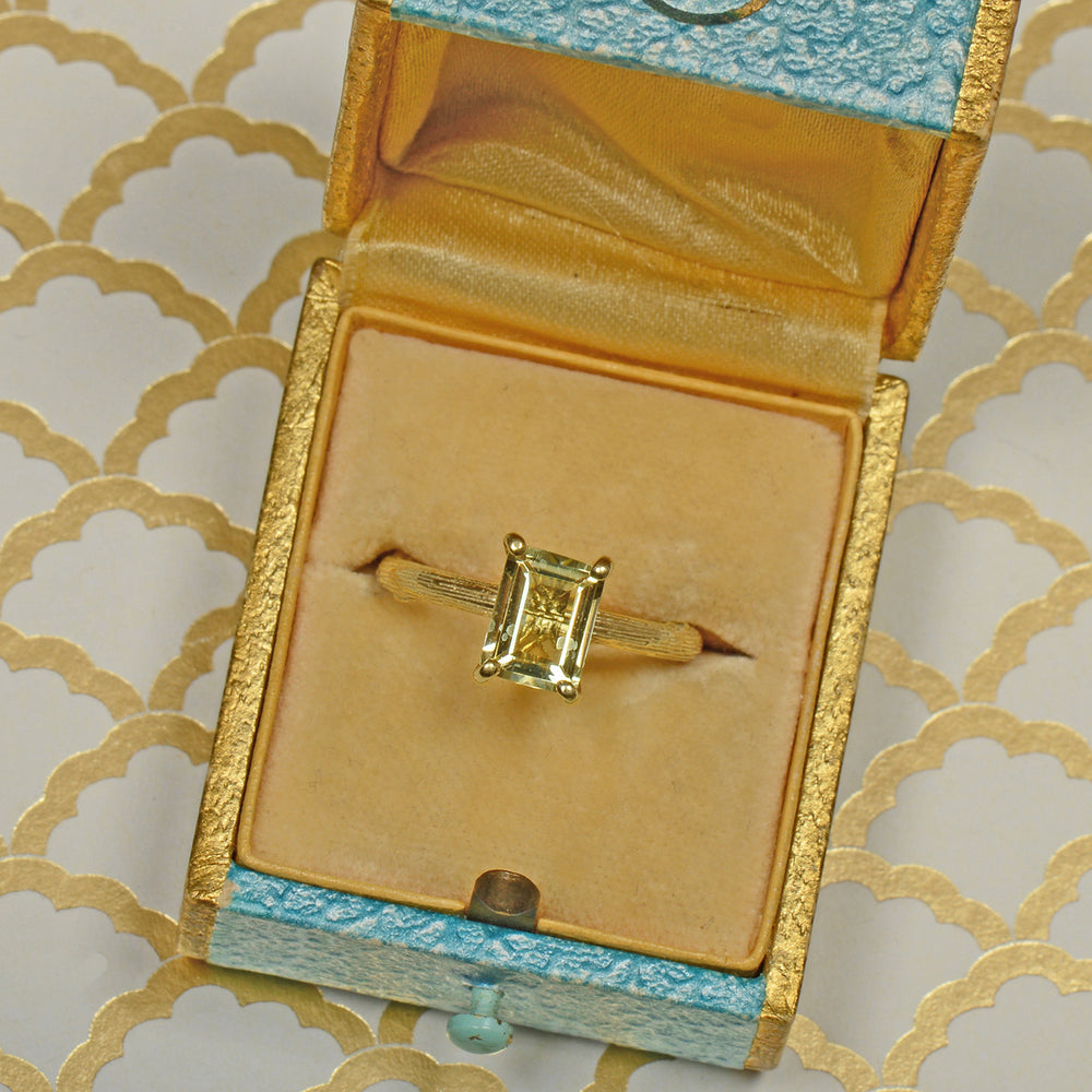 Citrine Tree Motif Ring – The Three Graces