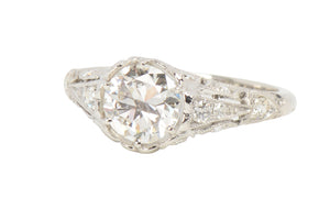 Forever Romance 1.15 C Diamond Platinum Ring