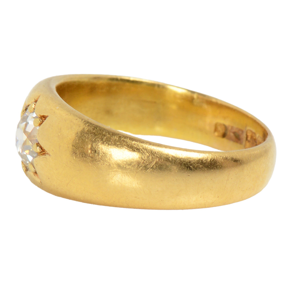 
                      
                        Solitaire Old European Cut 18k Gold Ring From 1899
                      
                    