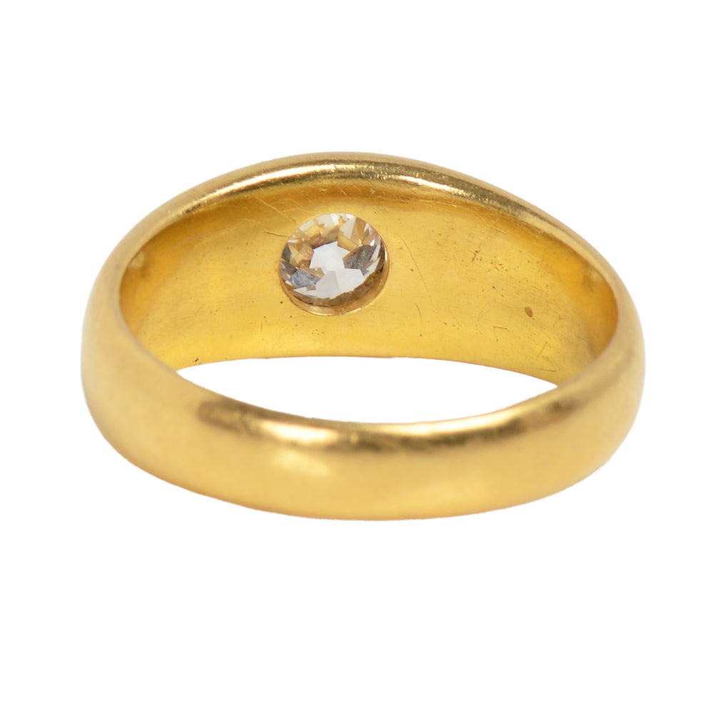 
                      
                        Solitaire Old European Cut 18k Gold Ring From 1899
                      
                    