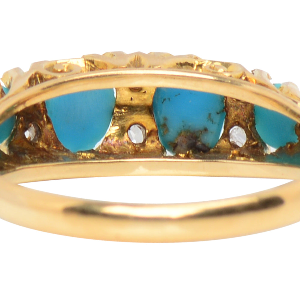 
                      
                        Antique Turquoise Diamond Ring of 1910
                      
                    