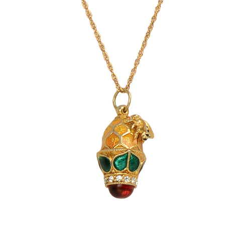 Honey Bee Vermeil Silver Charm Pendant